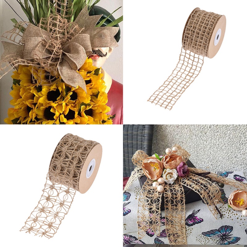 Cuộn Dây Đay Dày 5 yards 10 yards 4mm Dùng Trang Trí Vườn Tái Chế Được