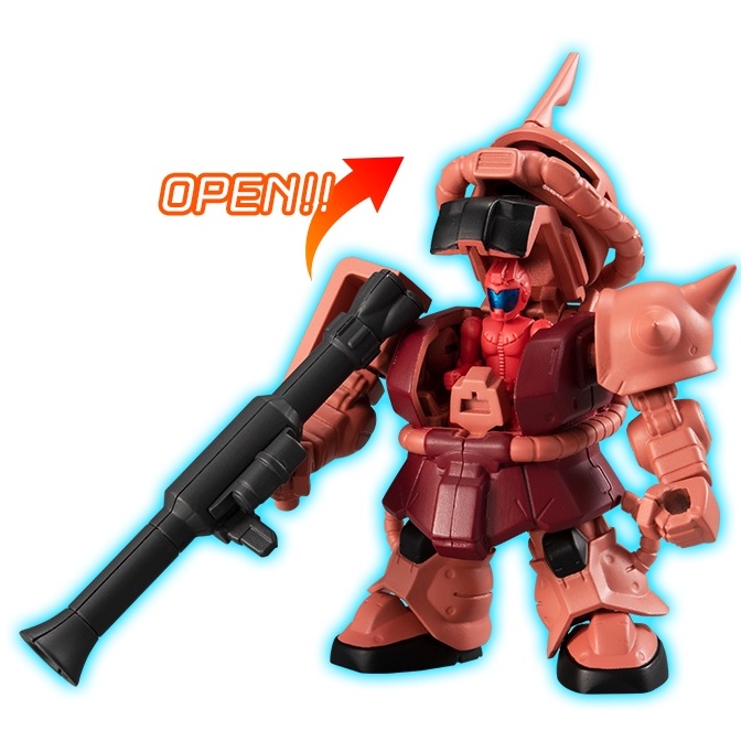 Mô Hình Gundam Micro Wars lắp sẵn nhiều khớp cử động Chính hãng Bandai Nhật Bản Mobile Suit Shokugan Candy Toy Hàng New