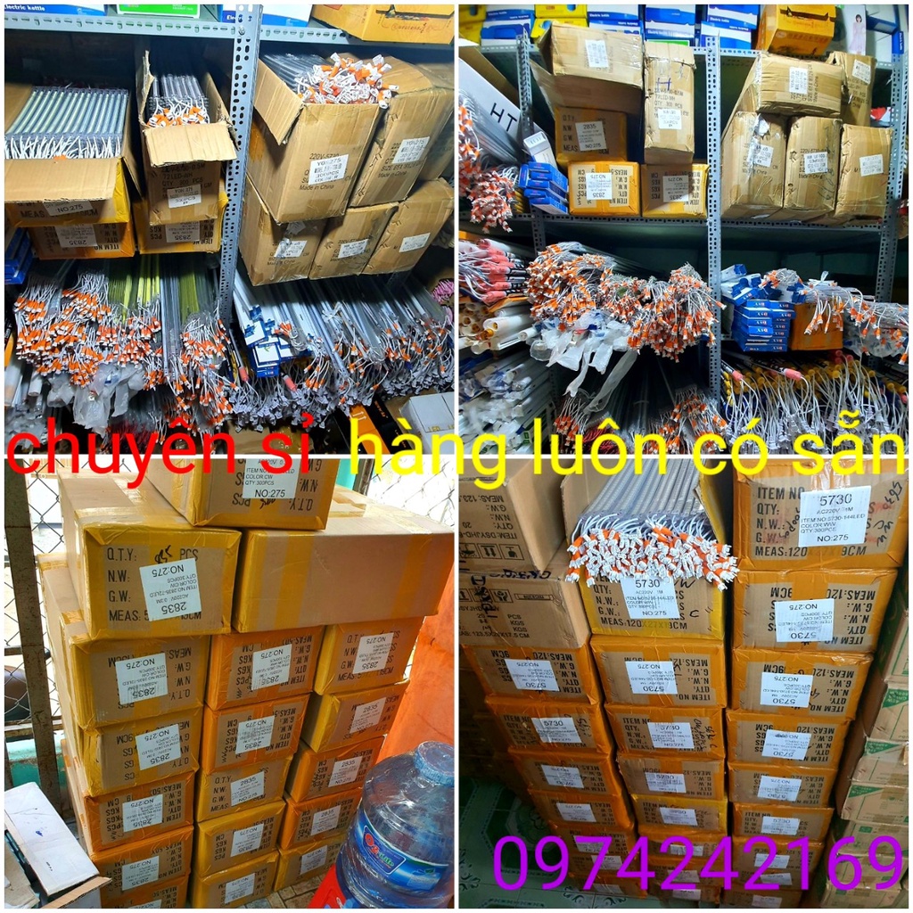 Đèn led thanh 220v 2835/5730 30cm,50cm,100cm đơn và đôi siêu rẻ