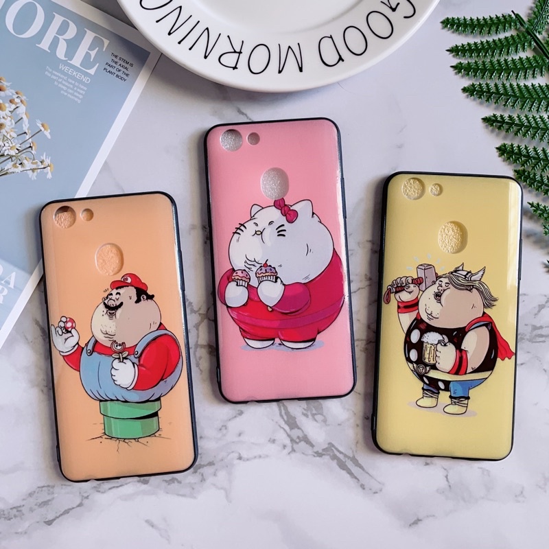 Ốp Lưng Oppo F5/F5 Youth Hình Kute Viền Nhựa Dẻo