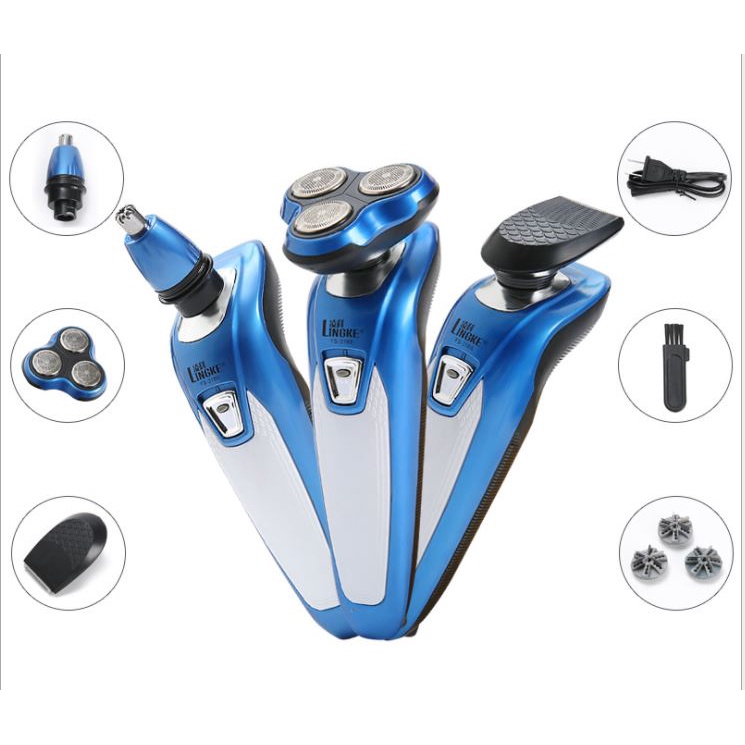 Máy Cạo Râu Đa Năng 3 Trong 1 Cắt Tóc Cạo Râu Tỉa Lông Dùng Sạc USB - LAVITA