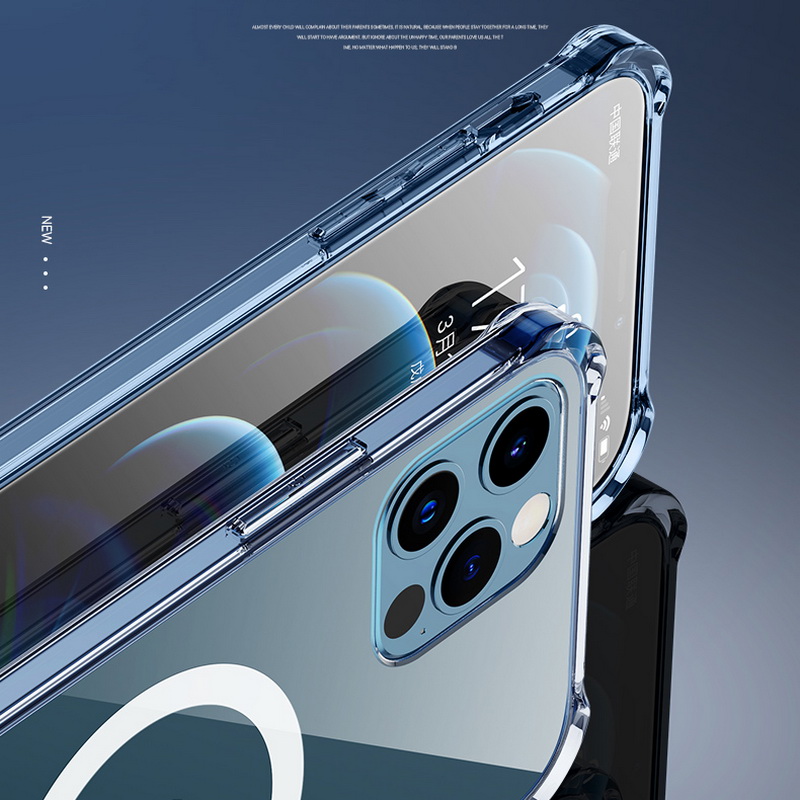Ốp Điện Thoại TPU Bảo Vệ Bốn Góc Chống Sốc Màu Trong Suốt Cho iPhone 14 13 12 11 Pro Max Plus