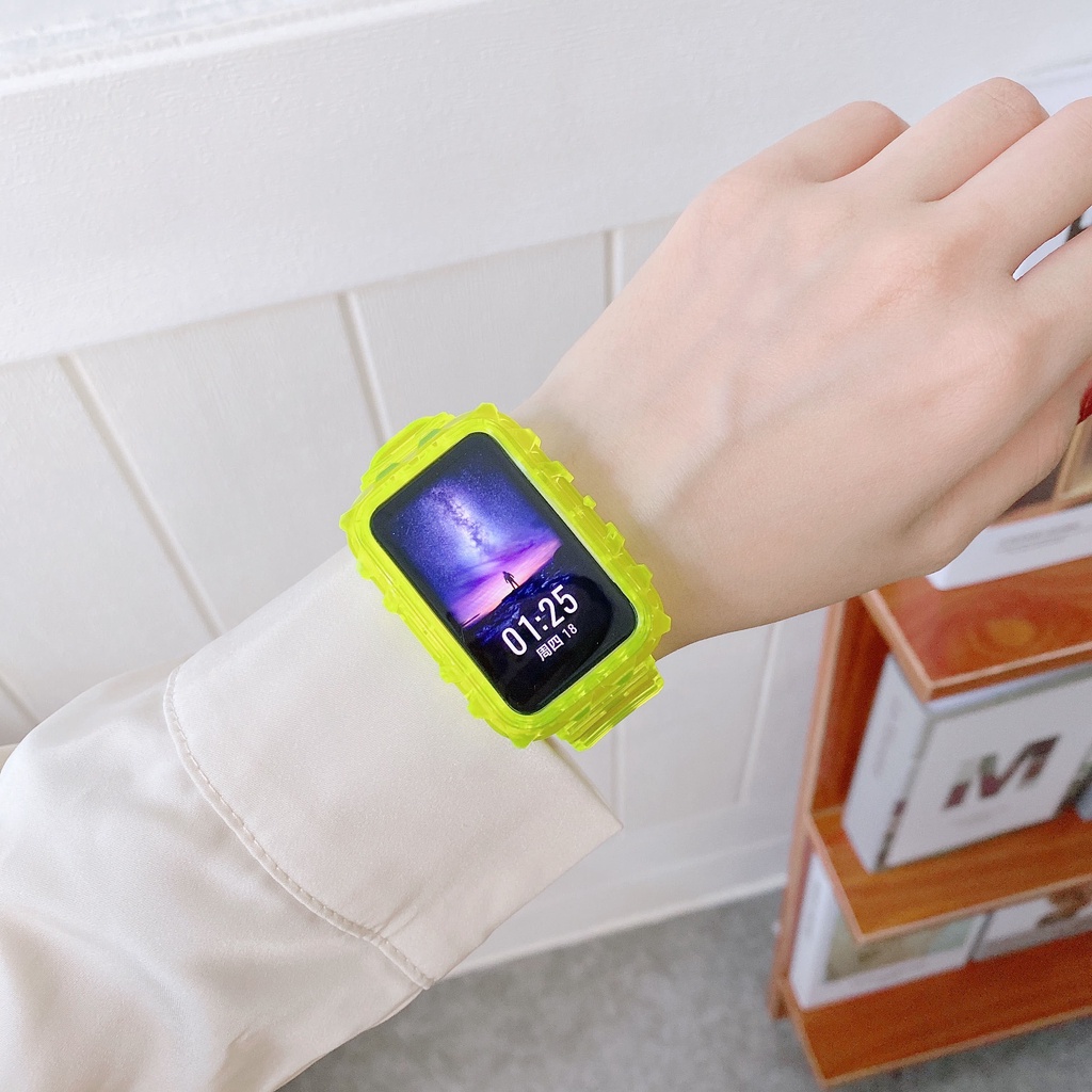 Dây Đeo Silicon Trong Suốt Cho Đồng Hồ Thông Minh Huawei Watch Fit 2 new Fit2