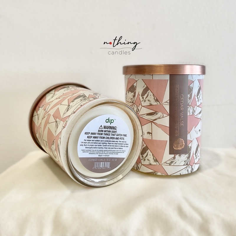 Nến XUẤT MỸ THANH LÝ giá rẻ. CEDARWOOD/ AGAVE
