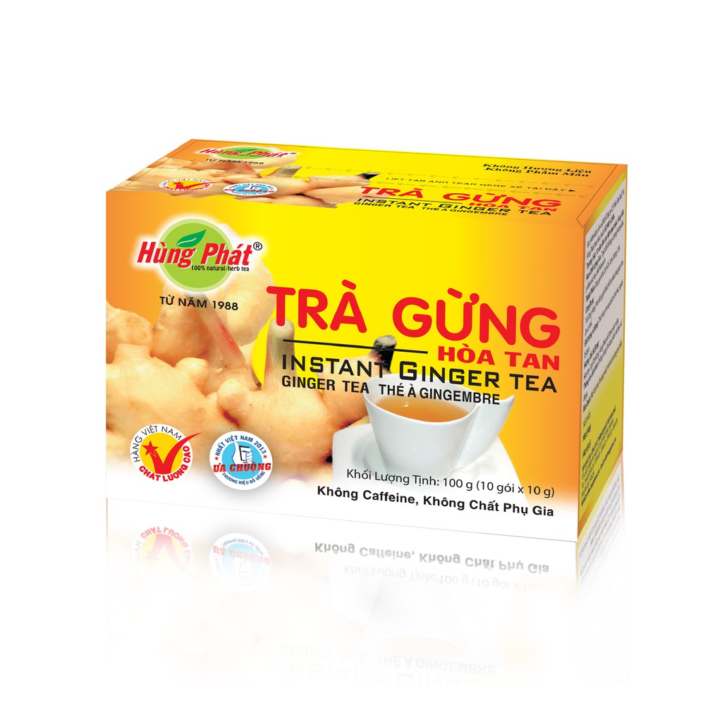 Trà Gừng (Nhỏ) - Instant Ginger Tea (Small box)