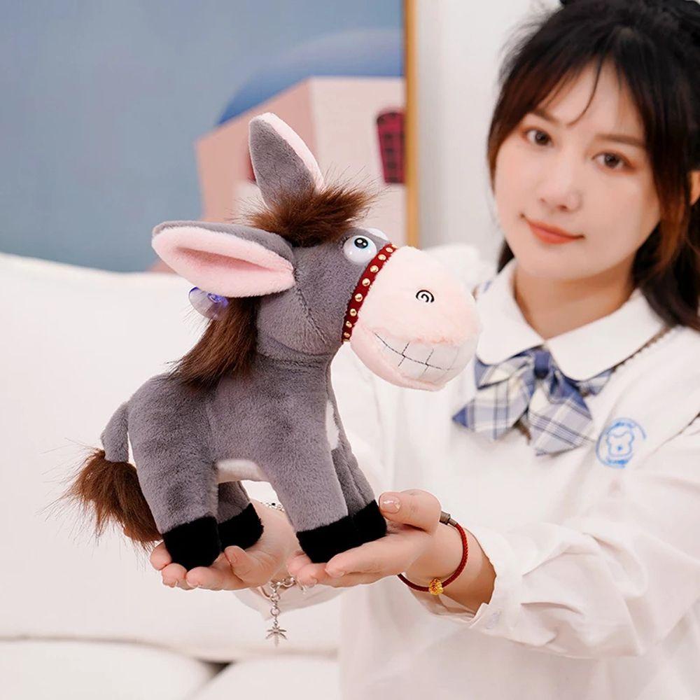 Đồ chơi nhồi bông Hình Con Lừa Mềm Mại Trang Trí Nhà Cửa