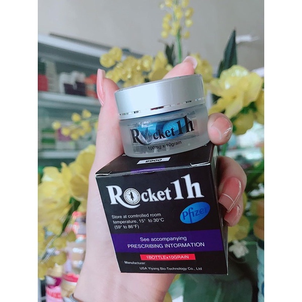 [Hàng Mỹ] Viên uống Rocket 1H Tăng cường sinh lý Nam mạnh mẽ - hộp 10 viên