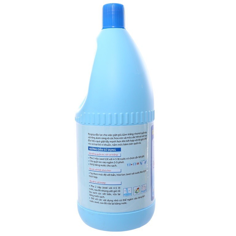 Nước tẩy trắng quần áo LIX javel 2kg JL200
