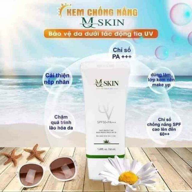 Kem chống nắng nhân sâm mqskin
