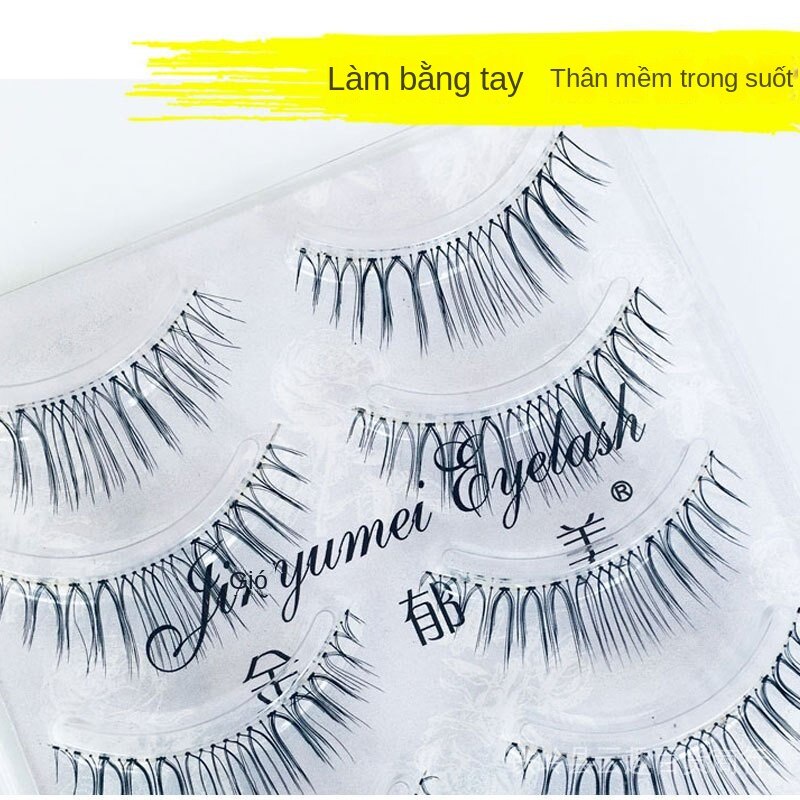 Bộ 4 Cặp Lông Mi Giả Ngắn Sắc Bén Tự Nhiên M09