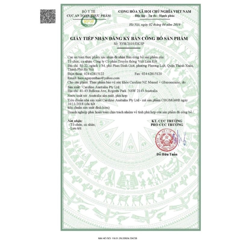Viên uống xương khớp Careline NZ Green Mussel ⚡Mua 1 tặng 1⚡Nhập khẩu Úc chiết xuất vẹm xanh hỗ trợ giảm đau xương khớp