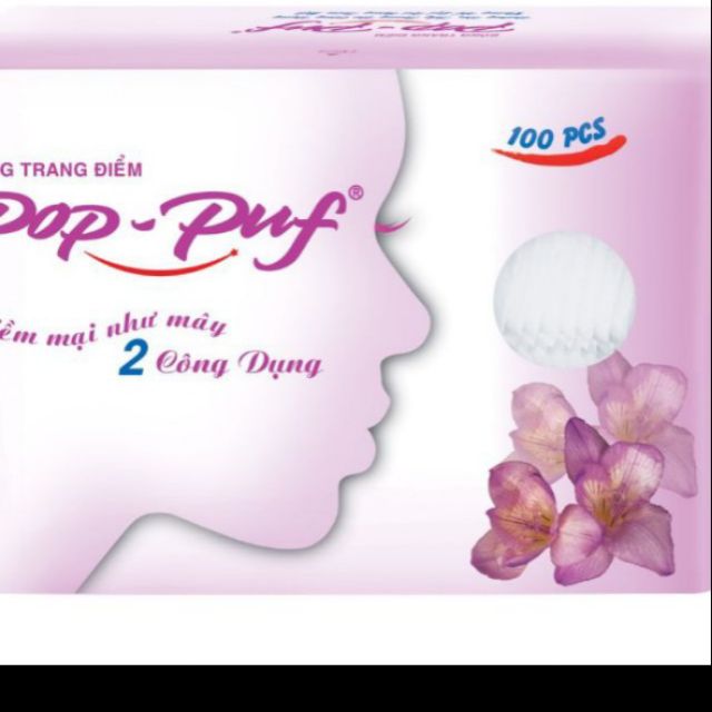 BÔNG TẨY TRANG POP-PUF 2 CÔNG DỤNG