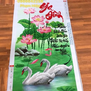 Tranh gắn đá gia đình thanh phẩm