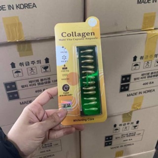 [Auth] Vỉ Viên Collagen tươi Ammud Multi Vita Ampoule Hàn Quốc