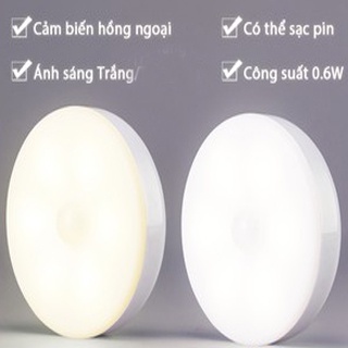 Đèn tủ quần áo, cầu thang,lối ra vào cảm biến ánh sáng sạc pin tiện lợi gd34