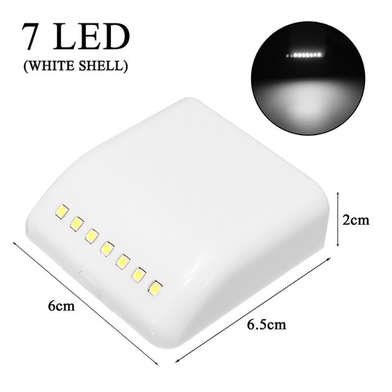 Đèn LED 7 Bóng Cảm Biến Chuyển Động PIR Sử Dụng Pin