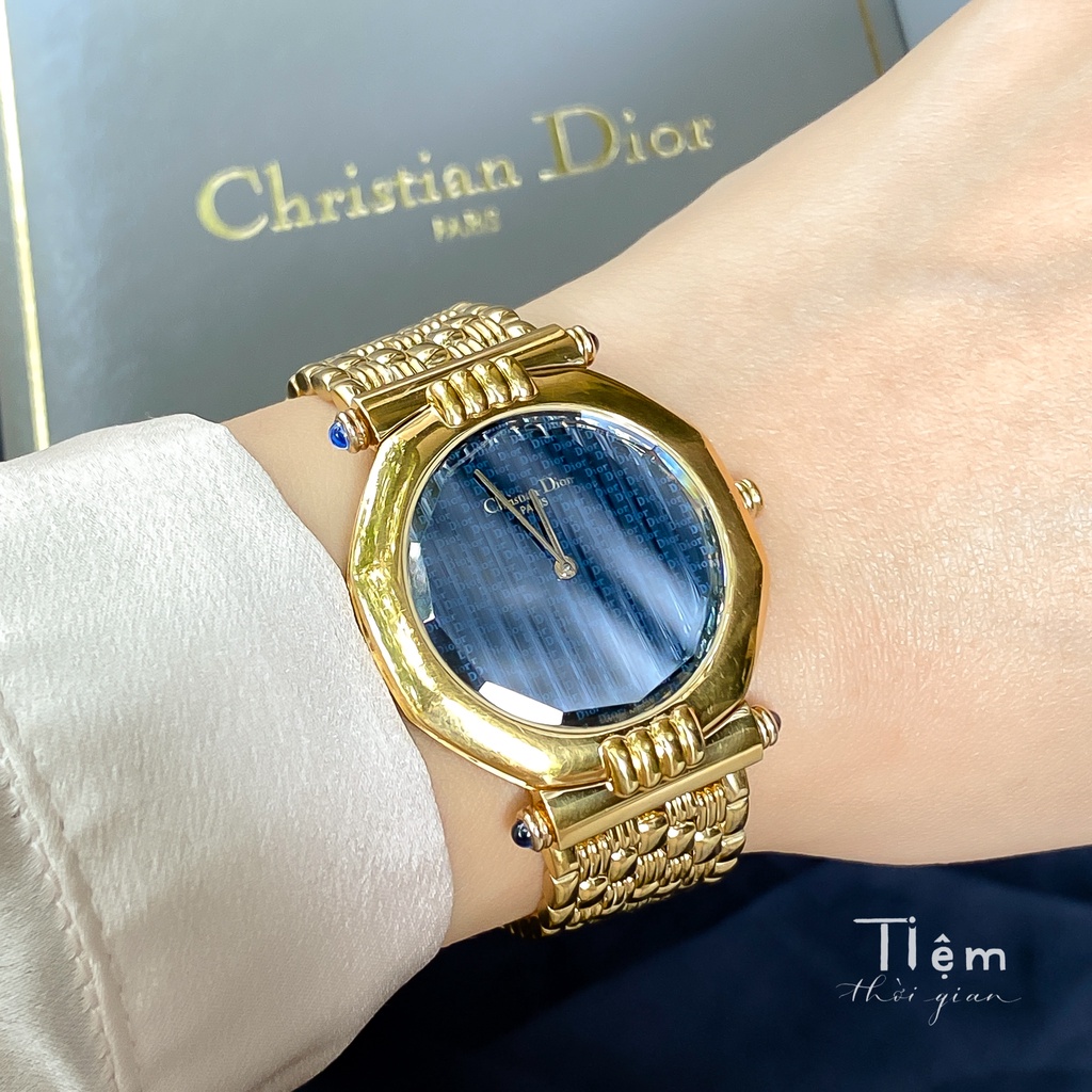 - CHRISTIAN DIOR - NỮ - Đồng hồ USED Thụy Sĩ >>> MỚI 98% SWISS MADE / BỌC VÀNG TOÀN THÂN