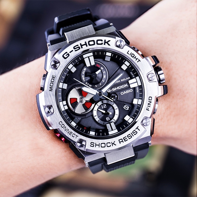 ĐỒNG HỒ NAM CHÍNH HÃNG Casio Gshock GST-B100-1A Quartz
