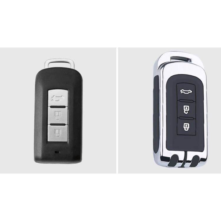 ỐP KHÓA XPANDER, XTRAIL, ATTRAGE, TRITON, OUTLANDER, PAJERO, MIRAGE MITSUBISHI CÓ ÁO LÓT SINICOL BÊN TRONG