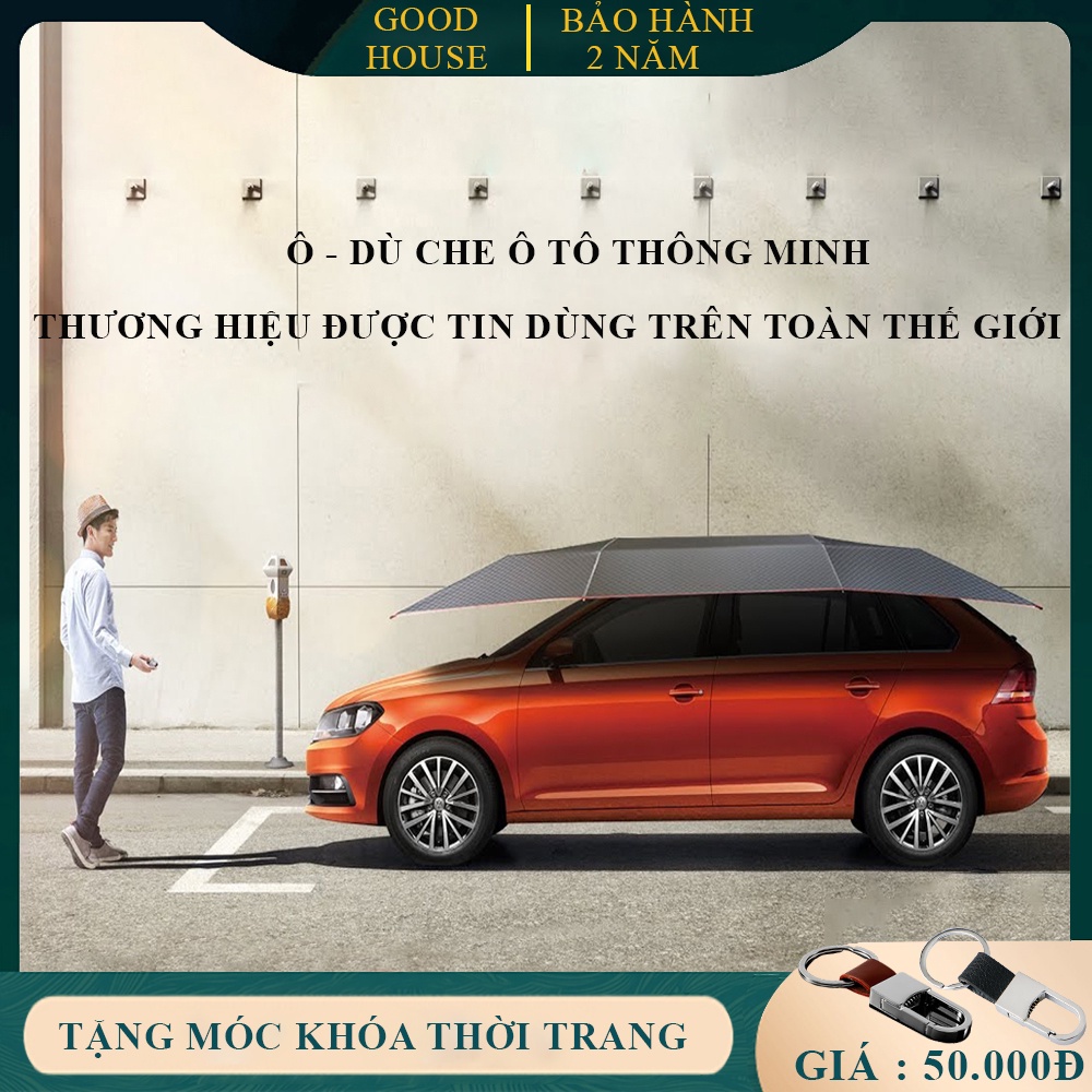 Ô che nắng xe ô tô thông minh, dù che nắng mưa xe hơi, cách nhiệt, chống nắng, chống tia UV. Bảo hành 2 năm.