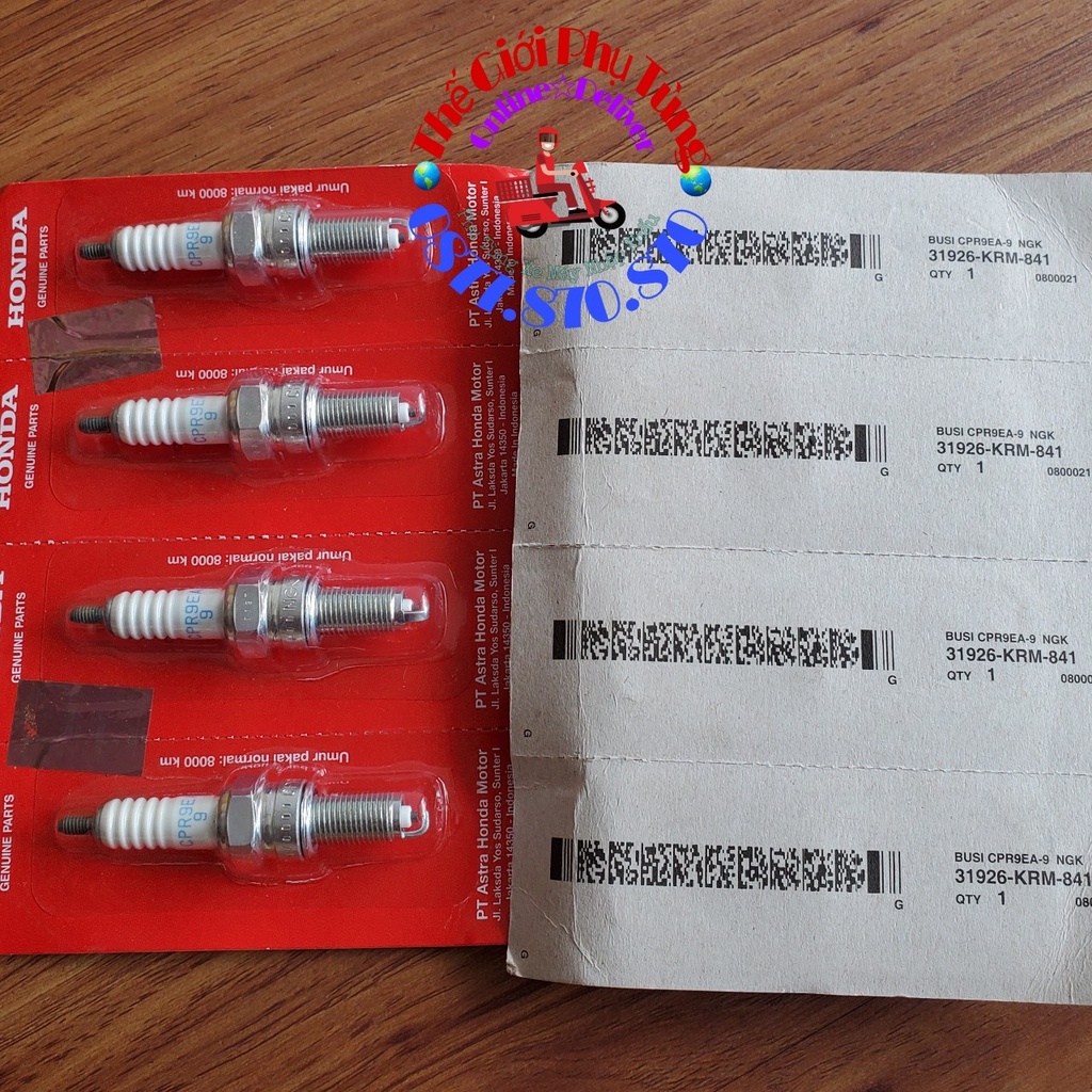 Bugi Vario, Click 150 Zin mới chính hãng Honda Indonesia nhập khẩu - 31926-KRM-841