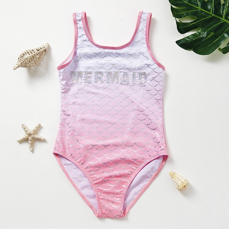 Bikini/tankini/bộ bơi tiên cá hồng cho bé xuân hè 2022