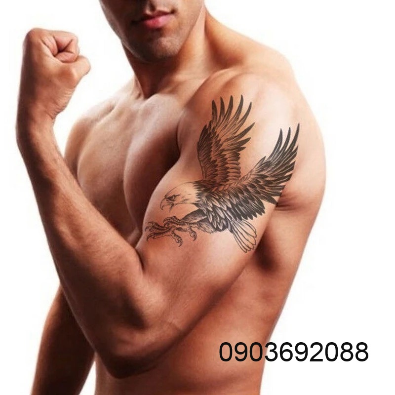 [HCM] Hình xăm dán - tattoo sticker lớn cá tính 15 x 21cm