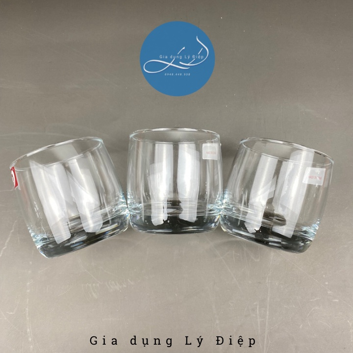 Bộ 6 ly thuỷ tinh kiểu dáng bầu cao cấp , dung tích 190ml