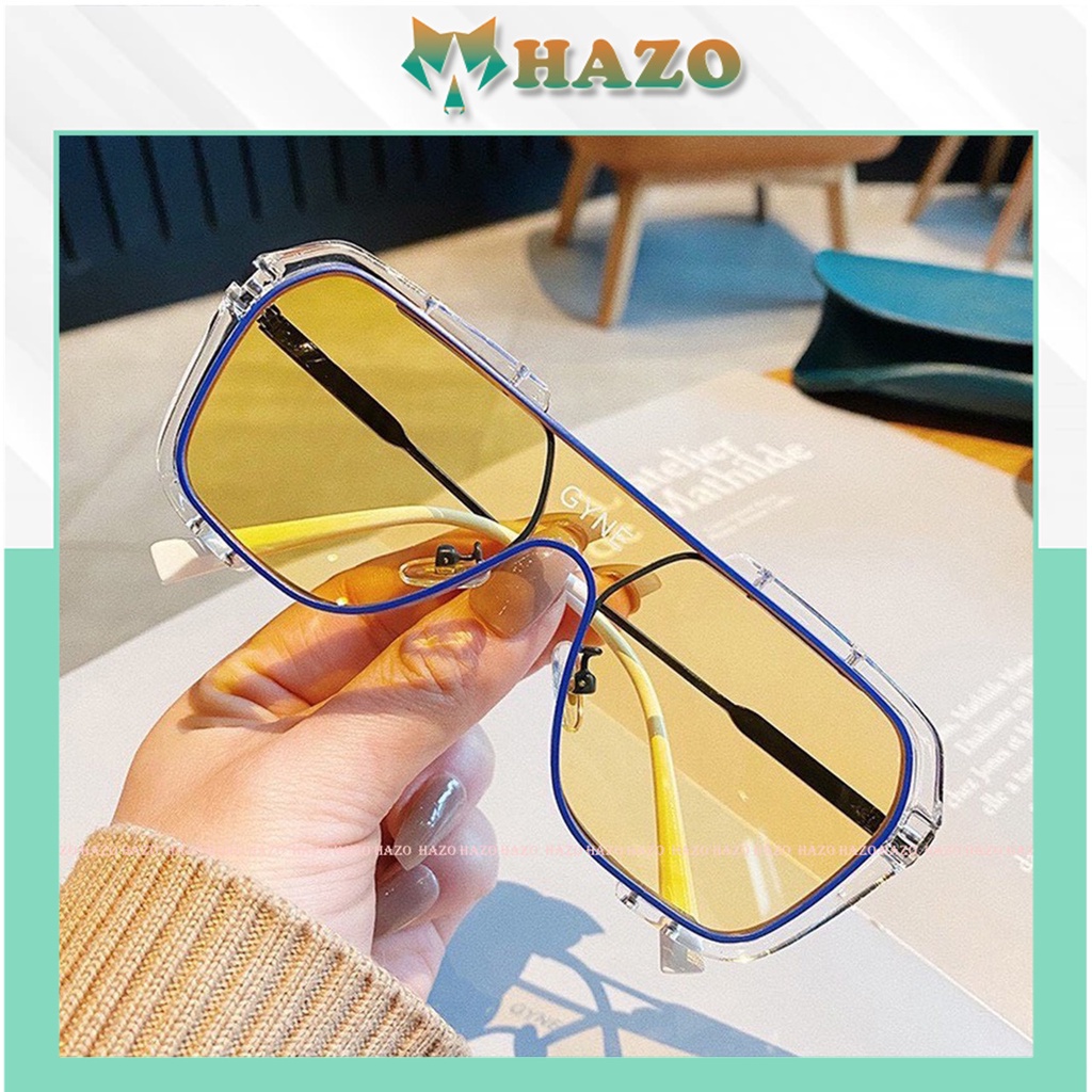 Mắt Kính Thời Trang Cao Cấp Unisex 578 Gyne Feng Korea Cá Tính Viền Sang Chảnh - Hazo