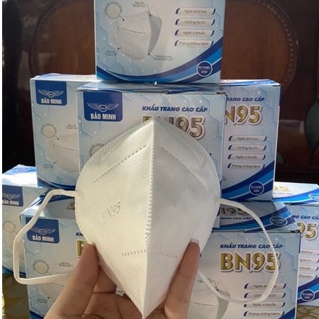 Hộp 10 Khẩu Trang Y tế BN95 Siêu Kháng Khuẩn Cấu Trúc 4D