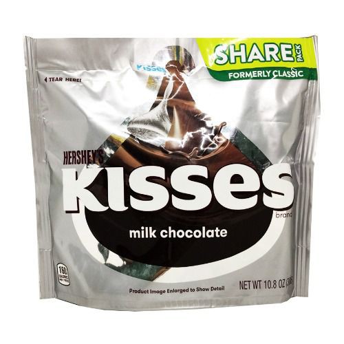 Kẹo Socola Hershey's Kisses Chocolate Tự Nhiên Thơm Ngon, Dịu Ngọt