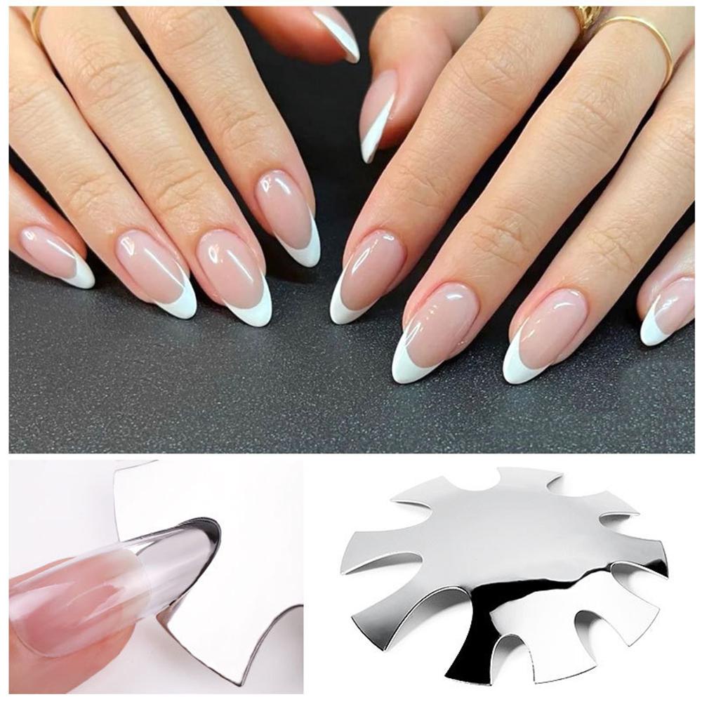 Dụng Cụ Cắt Móng Tay Acrylic Cắt Đường Viền Chữ V Màu Trắng Hồng Dễ Sử Dụng|Vòng Đeo Tay Nhiều Màu Sắc Đa Dạng