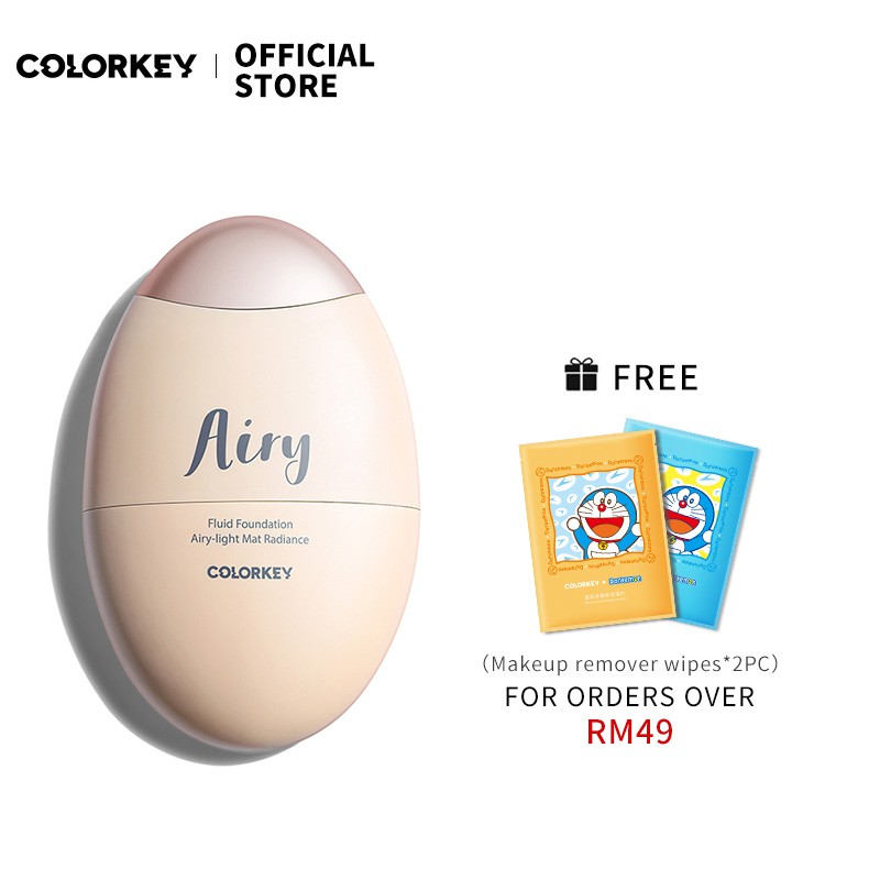 Kem Nền Colorkey Dạng Lỏng Dưỡng Ẩm Làm Mịn Da Lâu Trôi HIệu Quả 38ml