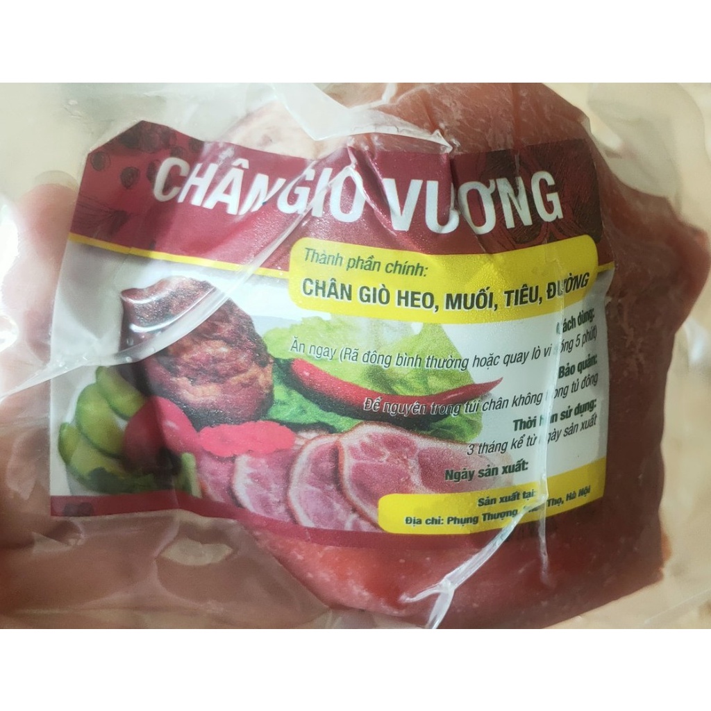 Bắp giò heo ủ muối. Trọng lượng: 300-350gram/bắp.Đã chín sẵn rã đông ăn ngay không cần chế biến lại. Giao hoả tốc HCM.
