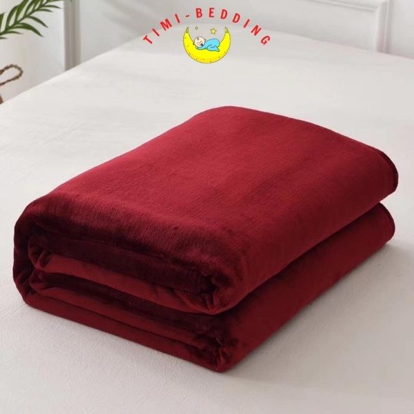 Chăn lông thỏ blanket 2,5kg chính hãng cao cấp đủ mẫu - làm ấm ngay khi đắp chăn - Timibedding