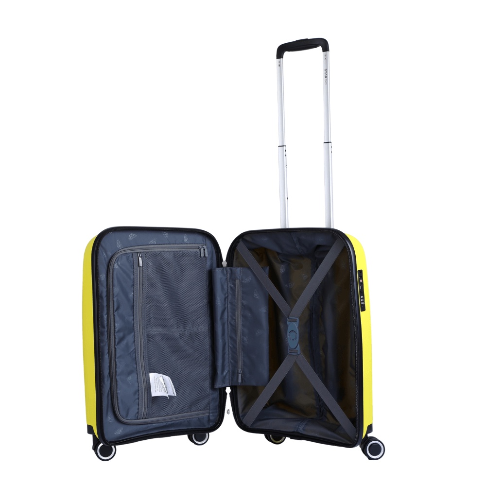 Vali Kéo Nhựa Du Lịch STARGO CURVA Z22 - Size S (22inch)/ Xách Tay (Cabin) - Khóa TSA - Nhựa PP