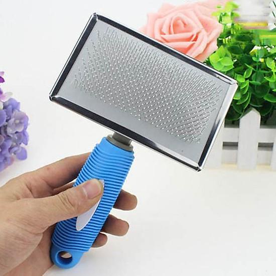 Lược chải lông mặt inox cho chó mèo