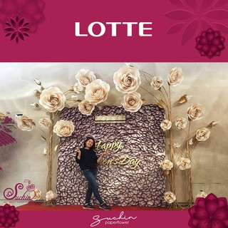Giấy mỹ thuật làm hoa tone kem