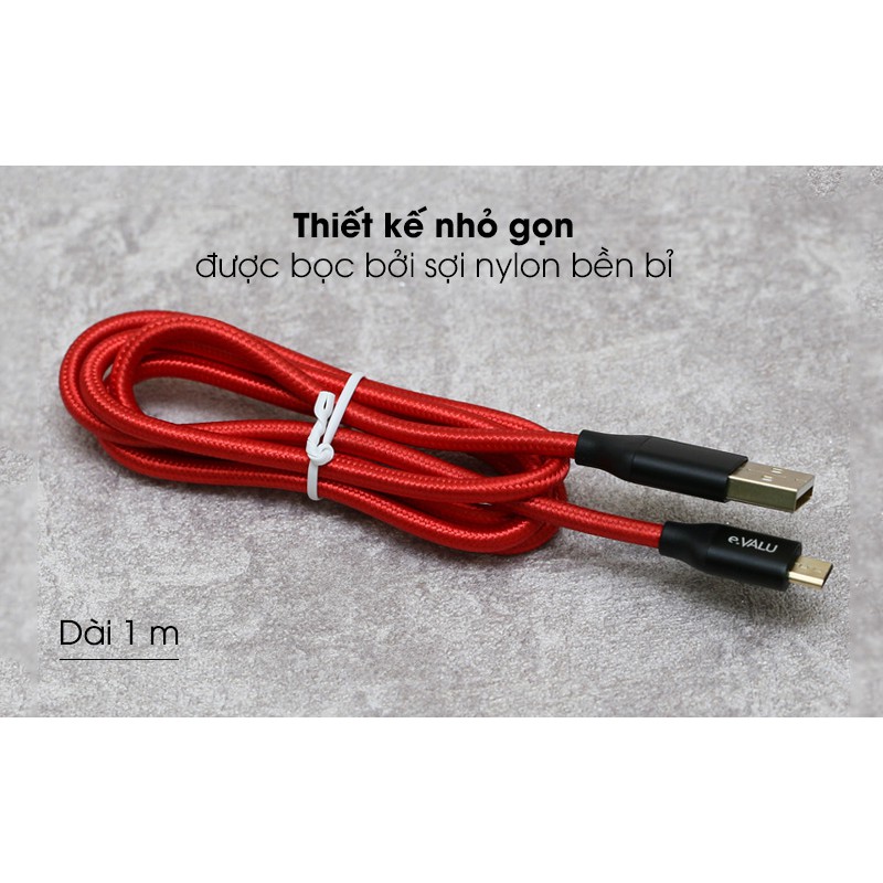 Dây cáp Micro USB 1 m e.VALU LTM-01