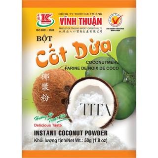 Bột cốt dừa Vĩnh Thuận 50g / Bột béo