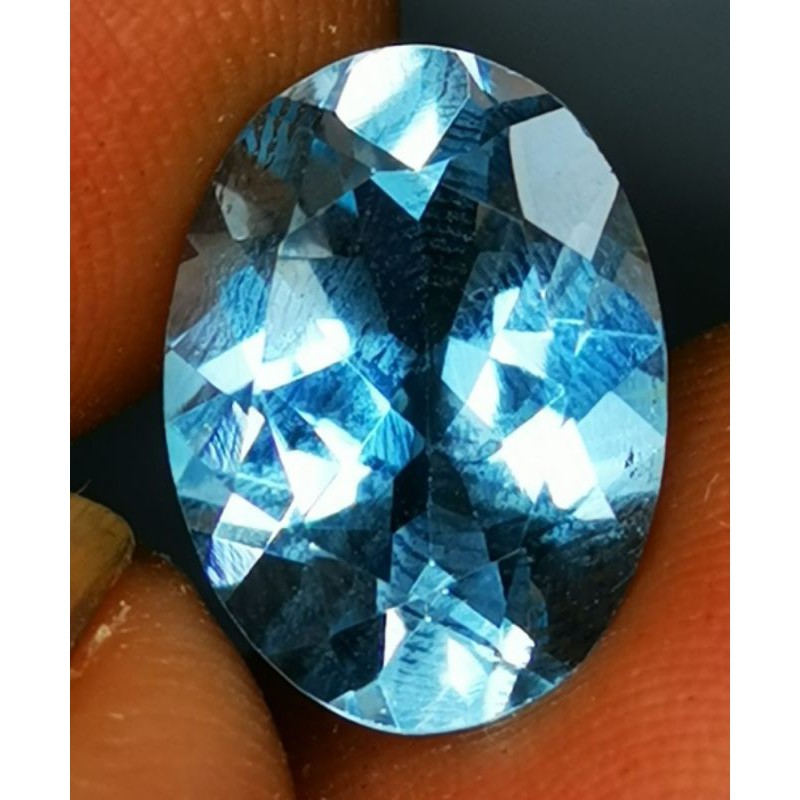 Đá Topaz Tự Nhiên Màu Xanh Dương