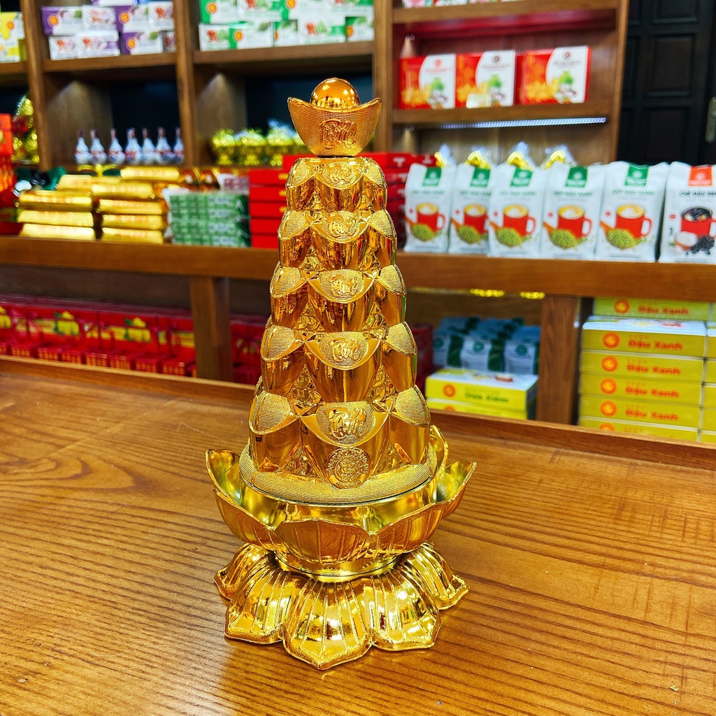 BÁNH ĐẬU XANH THÁP SEN NHỎ RVHG - 60G - HÀNG CAO CẤP CHÍNH HÃNG - THƠM NGON
