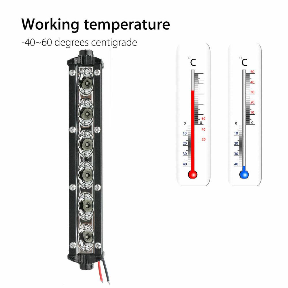 NICKOLAS Đèn Pha 6 Bóng LED 18W Siêu Sáng Chống Thấm Nước Chuyên Dụng Cho Xe Hơi