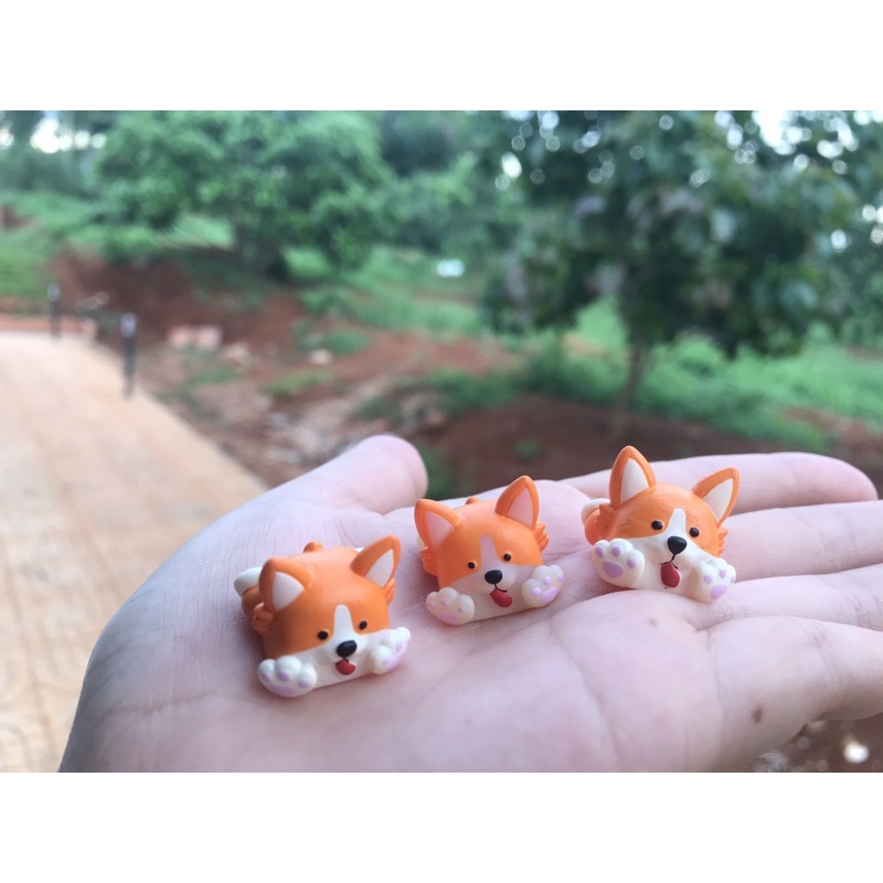 Keycap chó corgi , nút bàn phím cơ hình chó corgi