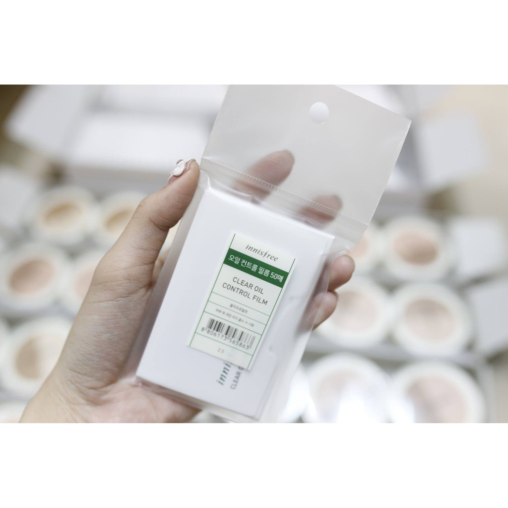 Giấy Thấm Dầu Innisfree Clear Oil Control Film (50 miếng) | BigBuy360 - bigbuy360.vn