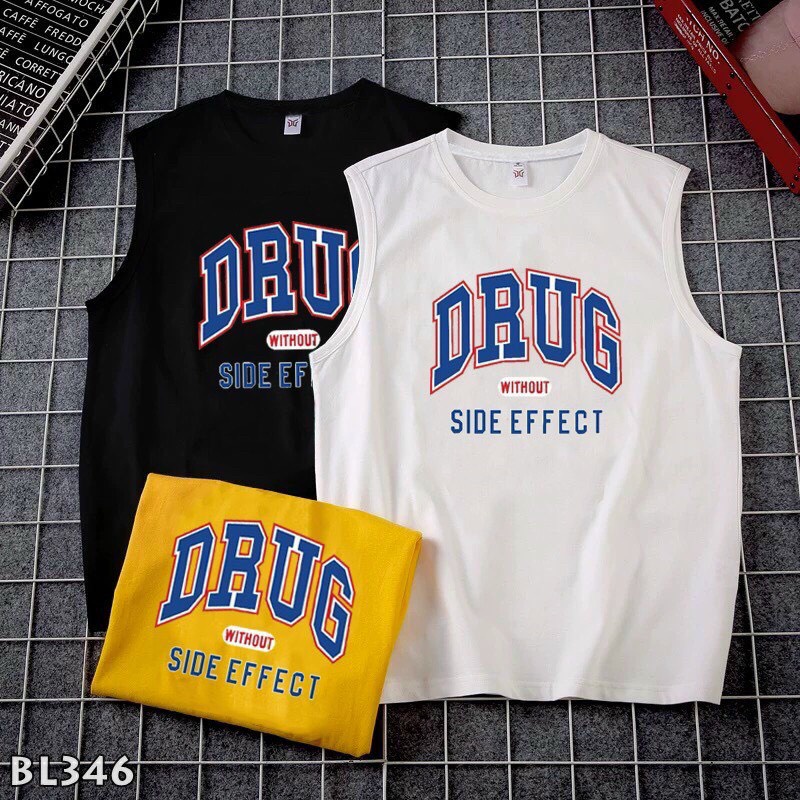Áo Thun Form Rộng 3 Lỗ DRUG Siêu Cá Tính Camshop