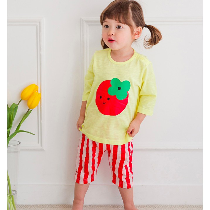 Bộ Pyjama lửng Cordi-i mẫu Red Tomato