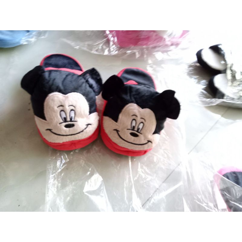 Dép bông mang trong nhà cho bé 3-7 tuổi