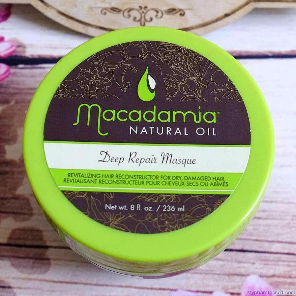 NHẬP KHẨU CHÍNH HÃNG🌿 Kem hấp (dầu ủ tóc) Macadamia Deep Repair Masque 🌿