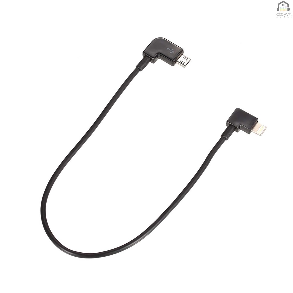 Dây Cáp Chuyển Đổi Dữ Liệu Micro USB Sang Lightning Cho Android iOS DJI Spark Mavic Pro